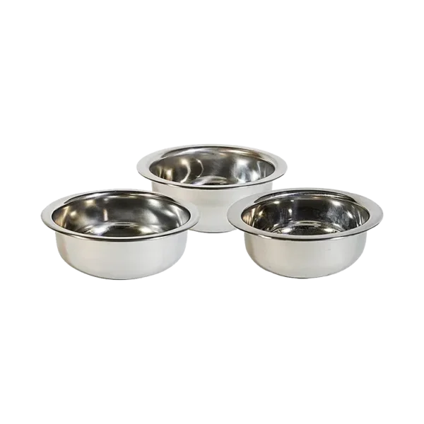 Veer Stainless Steel Tope (set Of 3 )