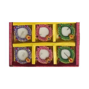 Sbe Diya With Wax (pack Of 6) - 1 Unit