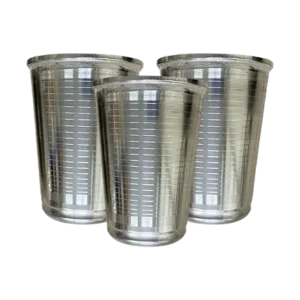 Stainless Steel Glass Pack Of 3