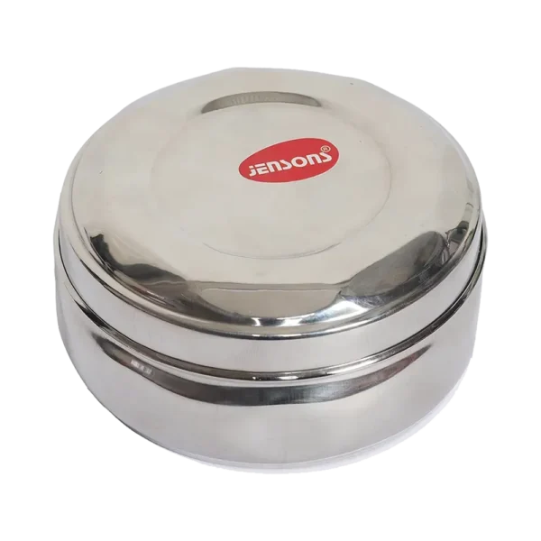 Jensons Stainless Steel Poori Dabba - 13 Cm
