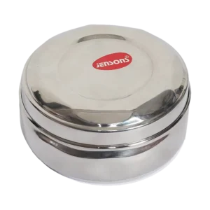 Jensons Stainless Steel Poori Dabba - 18 Cm