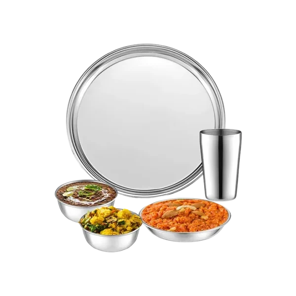 Jensons Stainless Steel Meal - (Set Of 5)