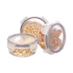 All Time Plastic Lock & Safe Container - 230 Ml (Set Of 3)