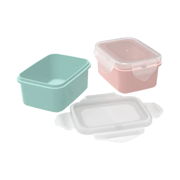 All Time Plastic Lock & Safe (450 x 2) - 900 Ml (2 Piece Set)