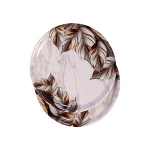 Essenware Delux Melamine Thali 12 Inch D-2 (Pack of 2)