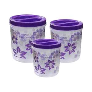Princeware Container Set 3Pcs 4/7/12 Ltr