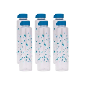 Oliveware Elecia Pet Bottle - 1 Ltr (Pack Of 6)