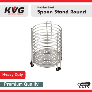 Kvg Premium Stainless Steel Spoon Stand - 1 Unit