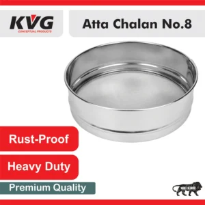 Kvg Anti-Rust Stainless Steel Flour Strainer (18.5 Cm) - 1 Unit