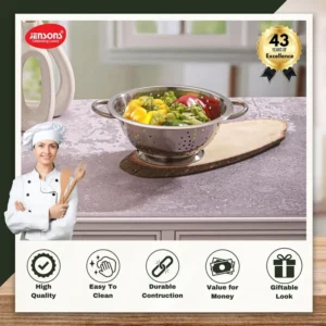Jensons Stainless Steel Colander - 22 Cm