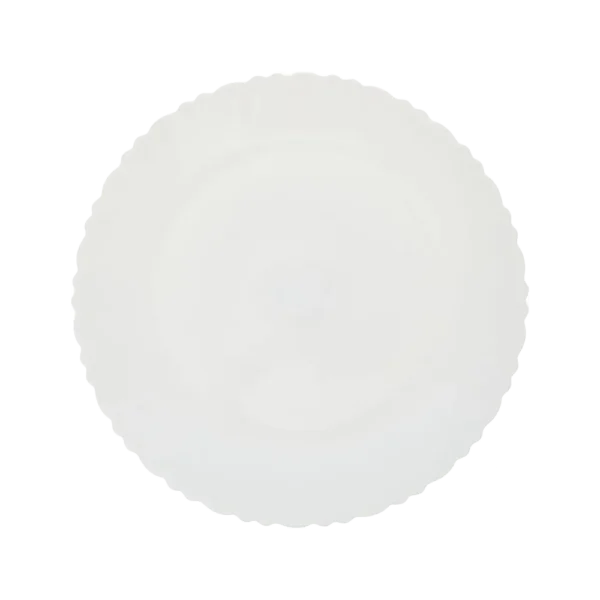 Larah Quarter Plate (white) - 8 Inch (Buy 1 Get 1 Free)