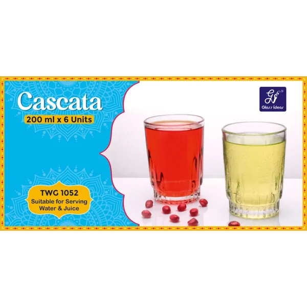 Ggi Casata Tumbler - 200 Ml (Pack Of 6)