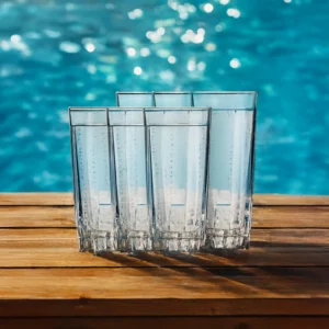 Sk Monarch Karat Water Glass 300 Ml (Gift Box) - Pack Of 6