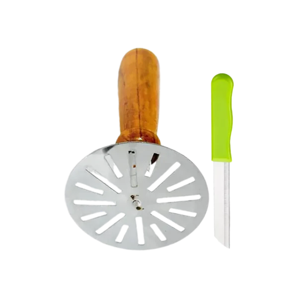 Ambition Wooden Mesher & Ambition Plain Knife