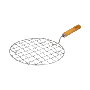 Steel Roaster With Wooden Handle