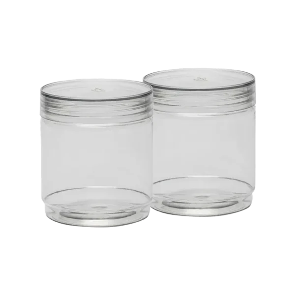 Plastic Container Stackmax 250 Ml Stackable Jar (Box) - Pack Of 2
