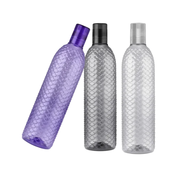 Oliveware Bloom Water Bottle (1 Ltr) (Pack Of 3) - 1 Unit