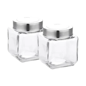 Yera Jar Steel Lid (Pack Of 2) - 600 Ml