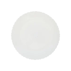 Larah Full Plate (White) - 11 Inch
