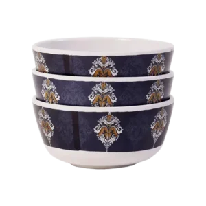 Essenware Melamine Veg Bowl 4.2 Inch Blue (Pack of 3)