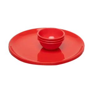 Saura 3 Plates & 3 Bowls (6 Pieces Set)