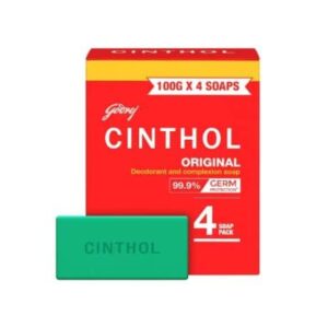 Cinthol Original Soap, (100g*4)