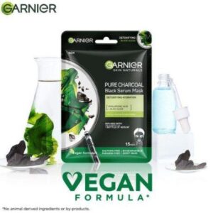 Garnier Skin Charcoal Serum Sheet Mask Pack